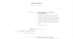Desktop Screenshot of jordanubbens.com