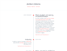 Tablet Screenshot of jordanubbens.com